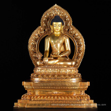 Bronze Gießerei Metall Handwerk Nepal handgefertigte Buddha-Statue